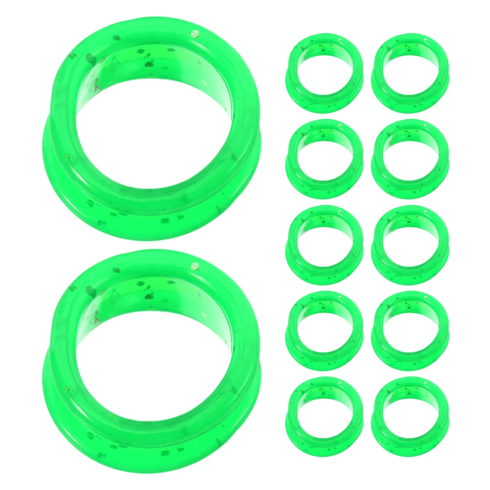 

12 Pcs Scissors Silicone Ring Dog Grooming Shears Hair Trimmer Kit Silica Gel Scisssors
