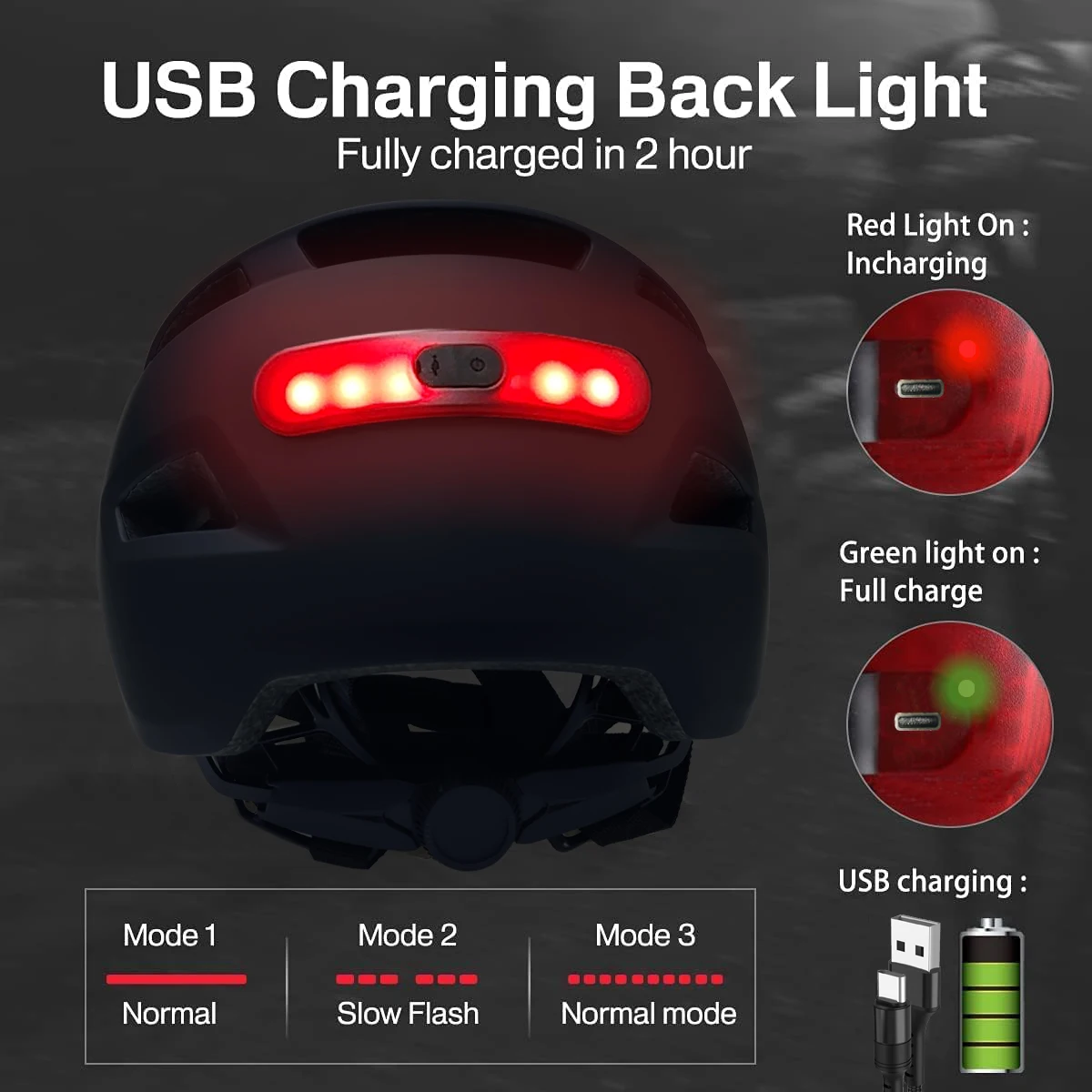 PJT New USB Rechargeable Tail light Cycling Helmet In-Mold Mountain Road Bicycle Bike Helmet Sports Safe Hat MTB Cycling Helmet