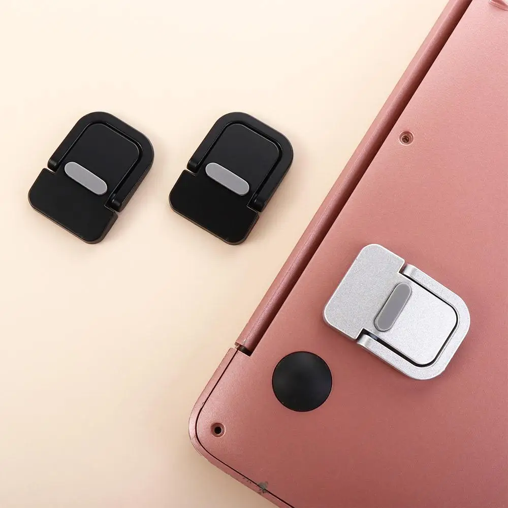 

1pair Mini Desktop Adjustable Tablet Bracket Aluminum Alloy Cooling Stand Laptop Stand Laptop Holder Tablet Stand