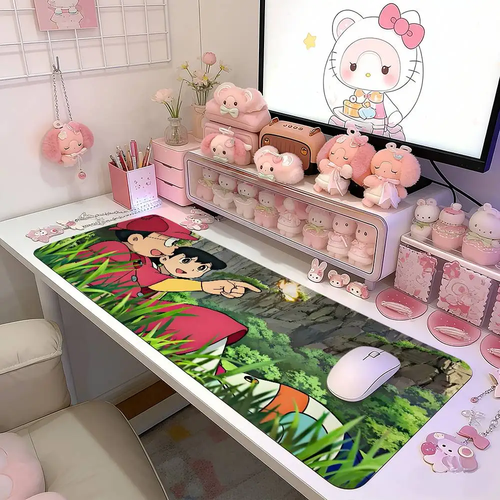 D-Doraemon Cartoon Mouse Pad Gaming Deskmat Sakura Mousepad Anime Office Carpet Gamer Keyboard Computer Desks