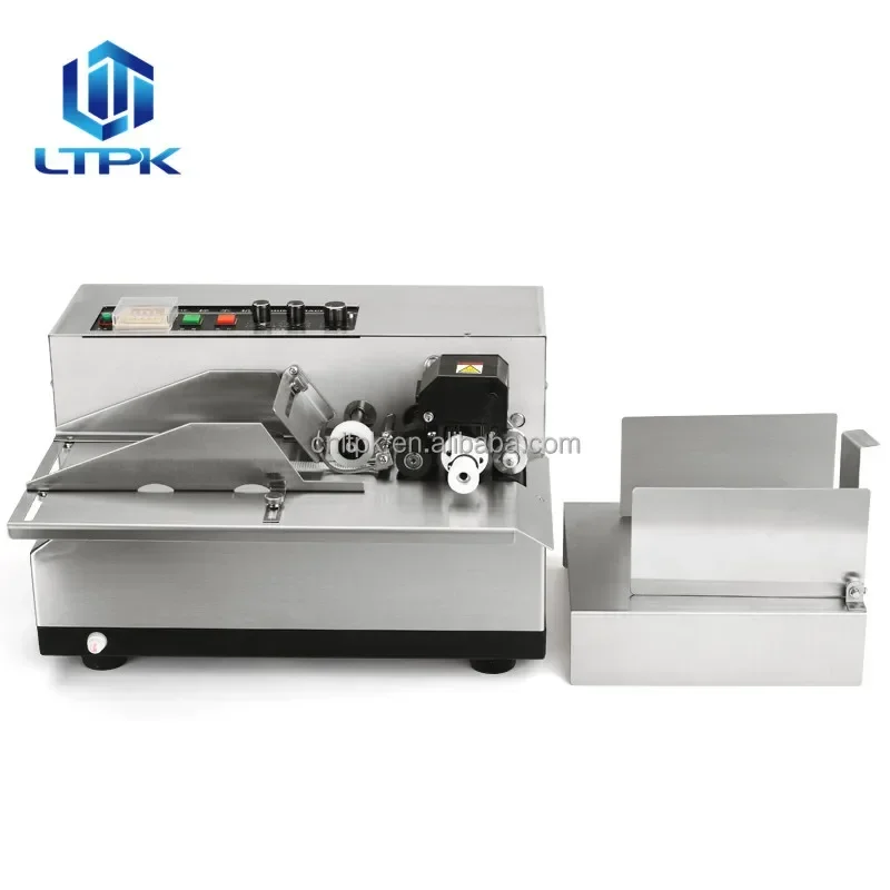 LTPK MY-380F Paper Bag Pouch Sachet Production Expiry Date EXP MFG Batch Code Solid Ink Print Coding Machine For Small Business