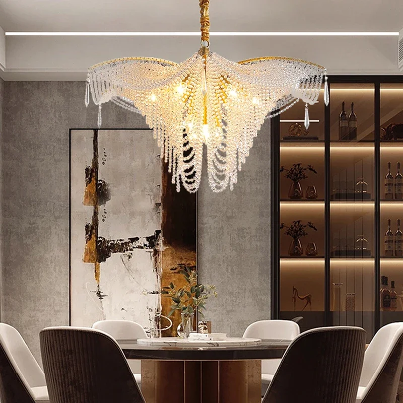 

Luxury Crystal Butterfly 2026 New Modern Chandeliers for Living Room Designer Lustre LED Hanging Lamps Home Decor Pendant Lights
