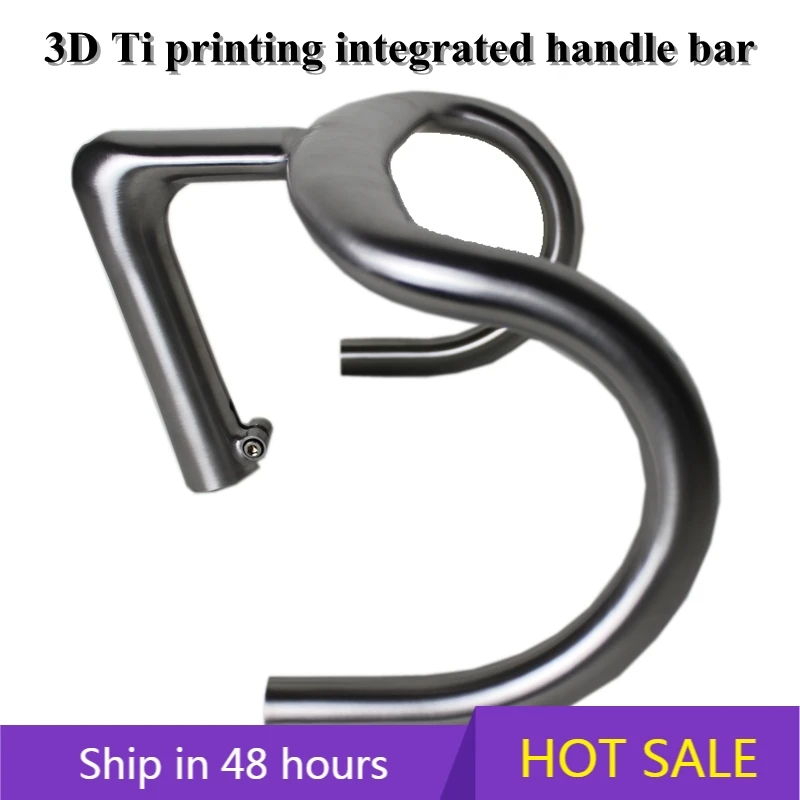 

Титановый руль для шоссейного велосипеда POWER LEAP, изготовленный на 3D-принтере