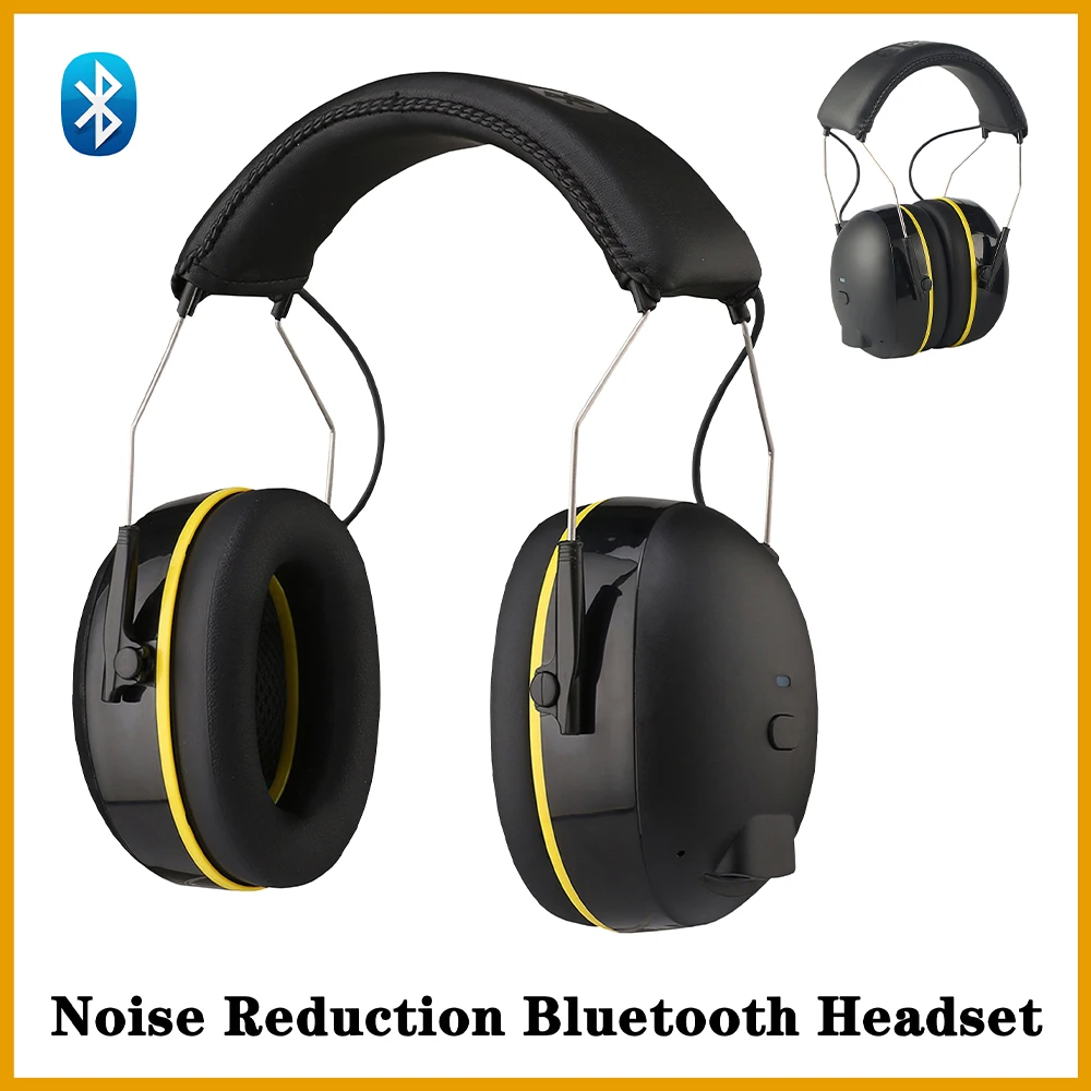 

Lithium battery Electronic Noise Canceling Bluetooth Headset Wireless Hearing Protection Noise-proof hunting Shooting Earmuffs