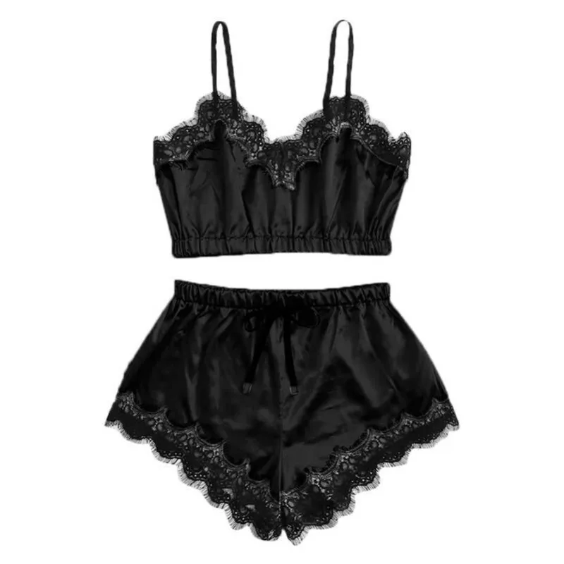 Women's Sexy Lingerie Set Young Married Women's Lace Camisole Shorts Pajamas Women's Sexy Camisole Set Adult Sexy Loungewear 6