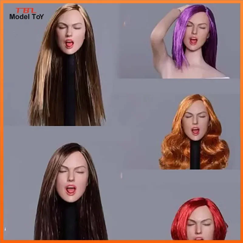 

GACTOYS GC025 масштаб 1/6, скульптура головы девушки с языком, модель загара для 12-дюймовой экшн-фигурки, куклы, игрушки