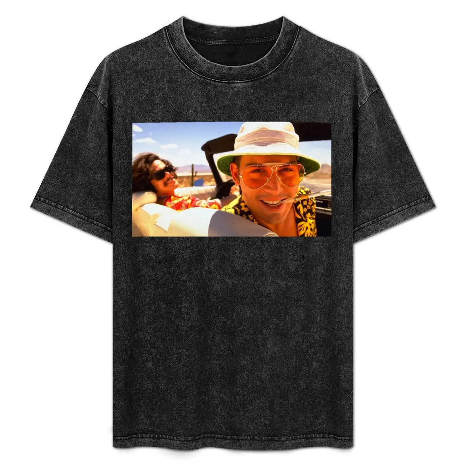 

Fear and Loathing in Las Vegas vintage T-Shirt Soft Casual Short Sleeve Cotton Tee