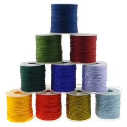 100 Yards/Spool 0.9MM Nylon Cord String Strap Wholesale Necklace Rope Bead Fit European Bracelet DIY for Jewelry Making Cords