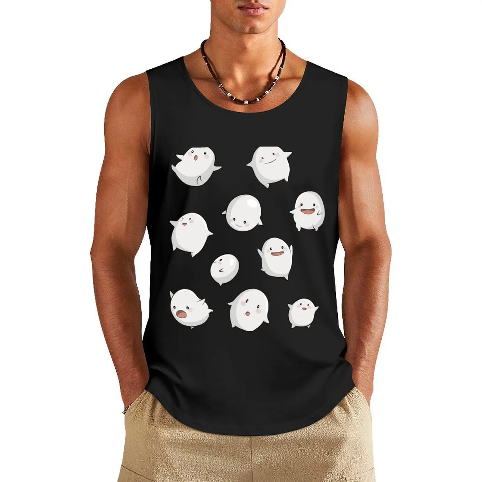 

Warawara - the boy and the heron Tank Top Men's t shirt men gym clothing Man summer clothes