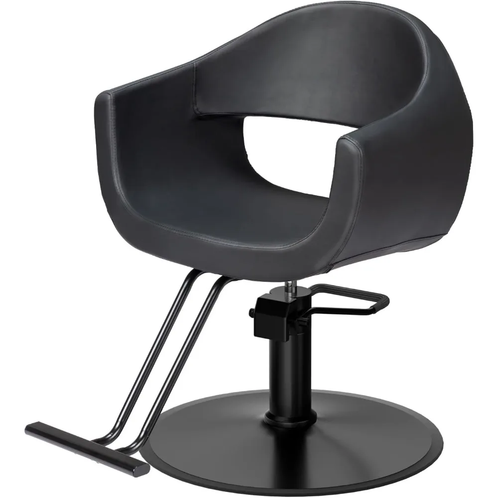 

Парикмахерские кресла для парикмахерской, кресло для салона для парикмахера, сверхмощный гидравлический насос, 360° ° Поворот с подставкой для ног