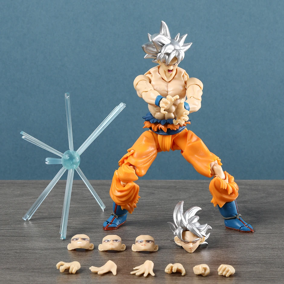 SHF Goku Ultra Instinct PVC Action Figure Toy Figurine Collectible Model Doll