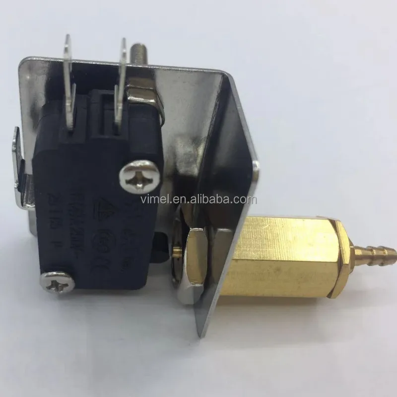 5PCS/lot Dental Gas air Electric Switch Electric Switch with 3mm Valve Connector Dental Chair Unit Spare Parts Metal Valve Body