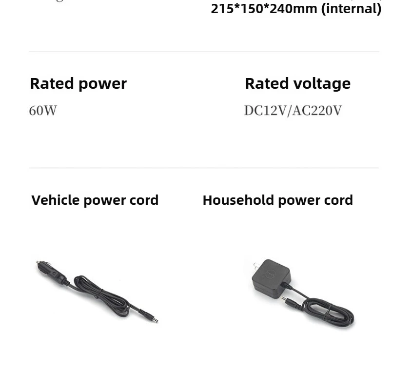 سيارة ثلاجة ساخنة وباردة 10L ثلاجة محمولة 12 فولت 220 فولت التخييم في الهواء الطلق الثلاجة الأساسية الأجهزة المنزلية