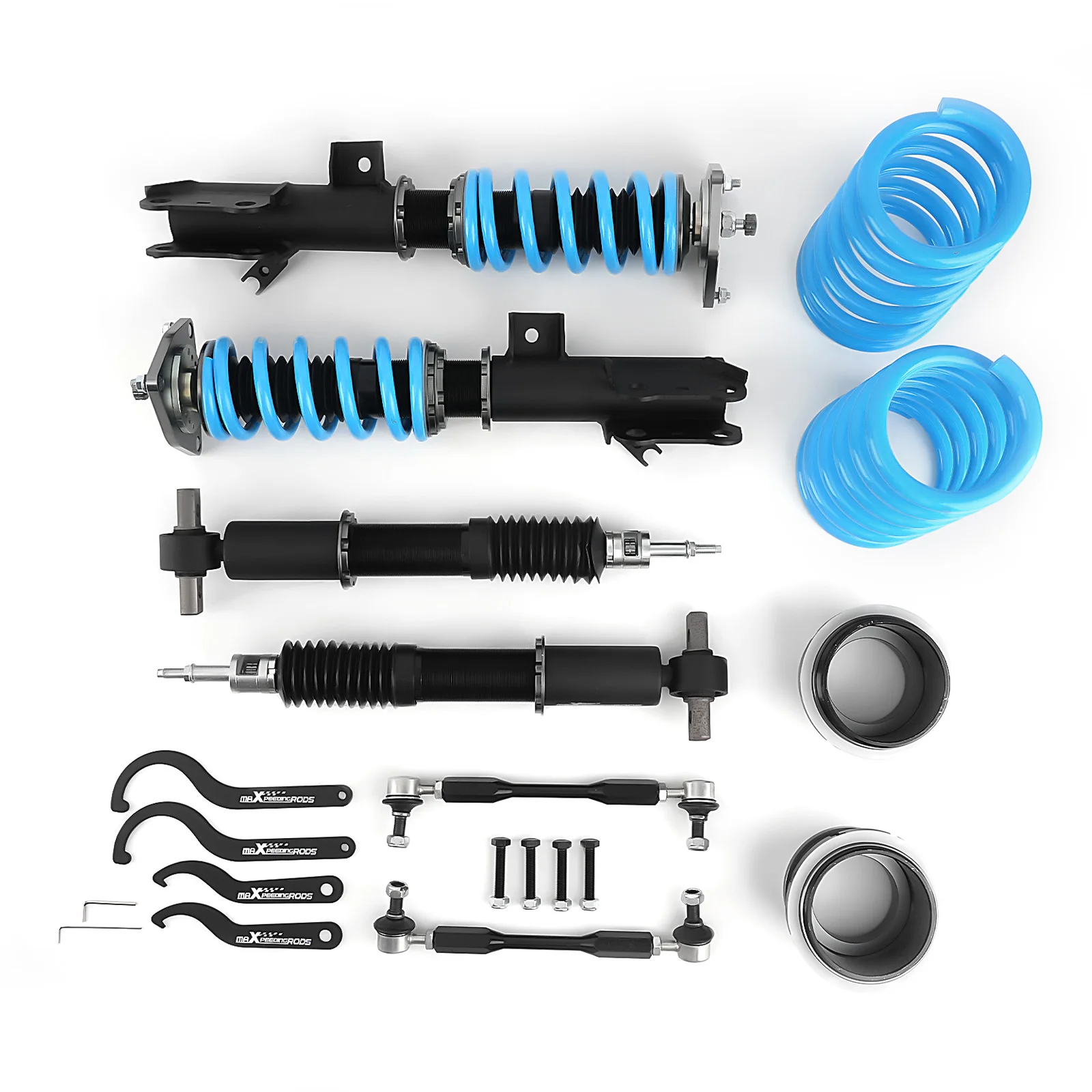 MaXpeedingrods Front+Rear Coilovers Shock Springs for Ford Mondeo MK5 CD4 CD391 2014-2022