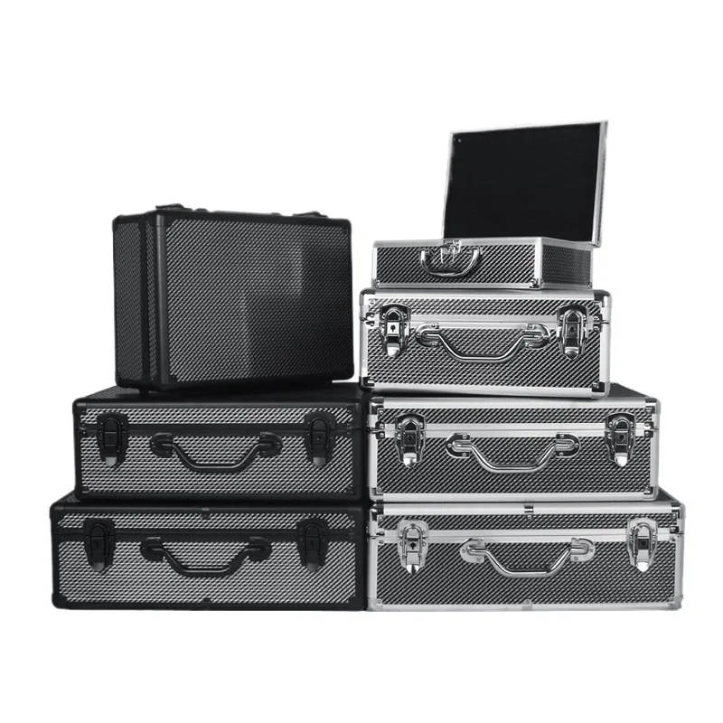 

Carbon Fiber Aluminum Alloy Waterproof Shockproof Tool Case for Coffee Tools Equipment Storage and Carrying