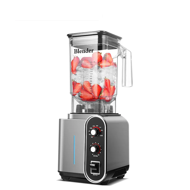 2L Household Mixer Cooking Juice Sand Ice Commercial Ice Crusher Electric Foreign Trade Export Wall Breaking Machine US Plastic