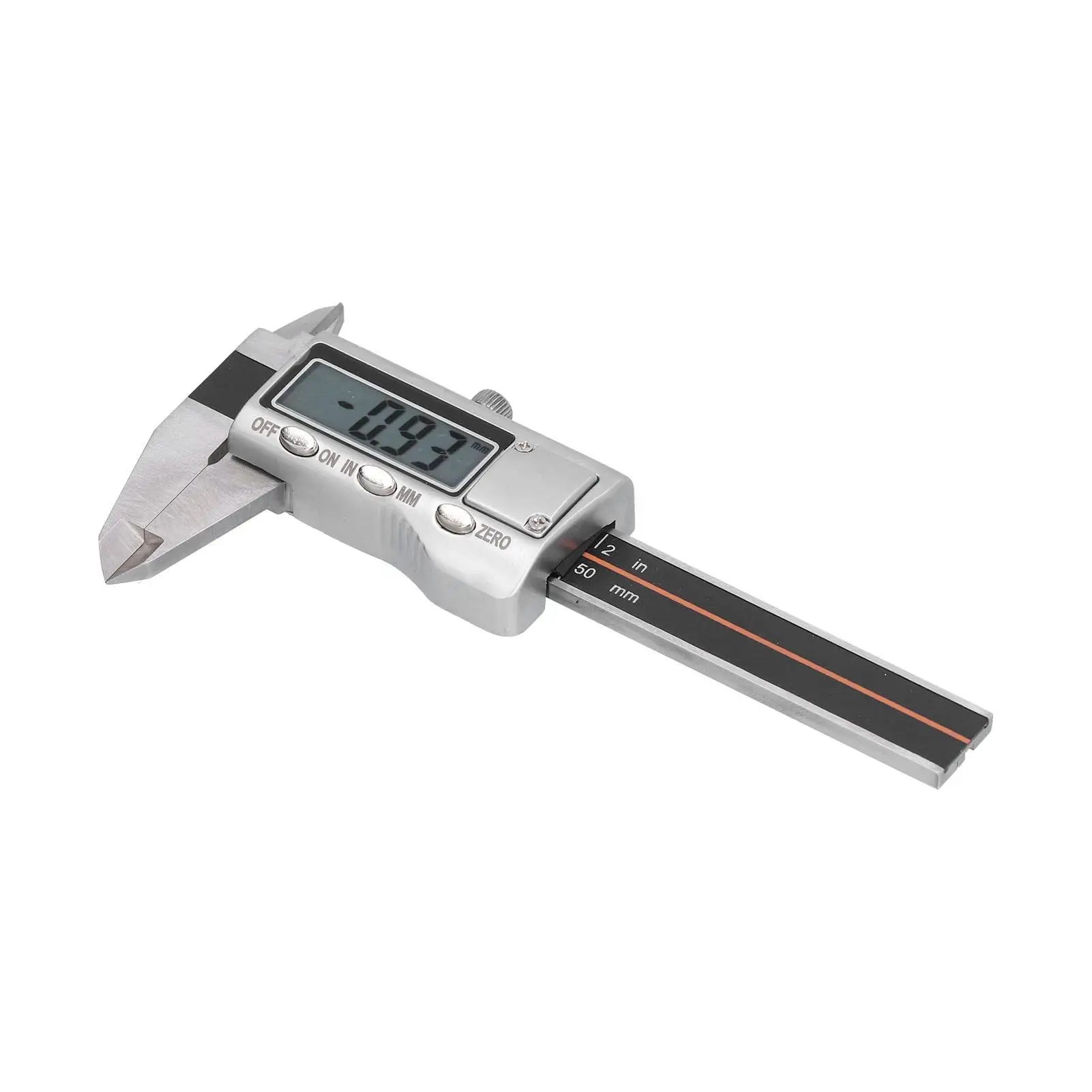 Mini Digital Vernier Caliper 0-50mm - Portable, Wear-Resistant Measuring Tool for Industrial Use