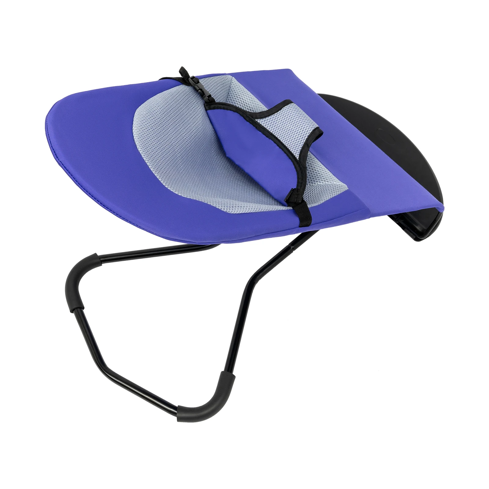 Purple Pet Rocking Chair—Stainless Steel/Polyester, 33.07lbs Load+3-Level Height, Foldable(3.97lbs), Removable Washable Cover