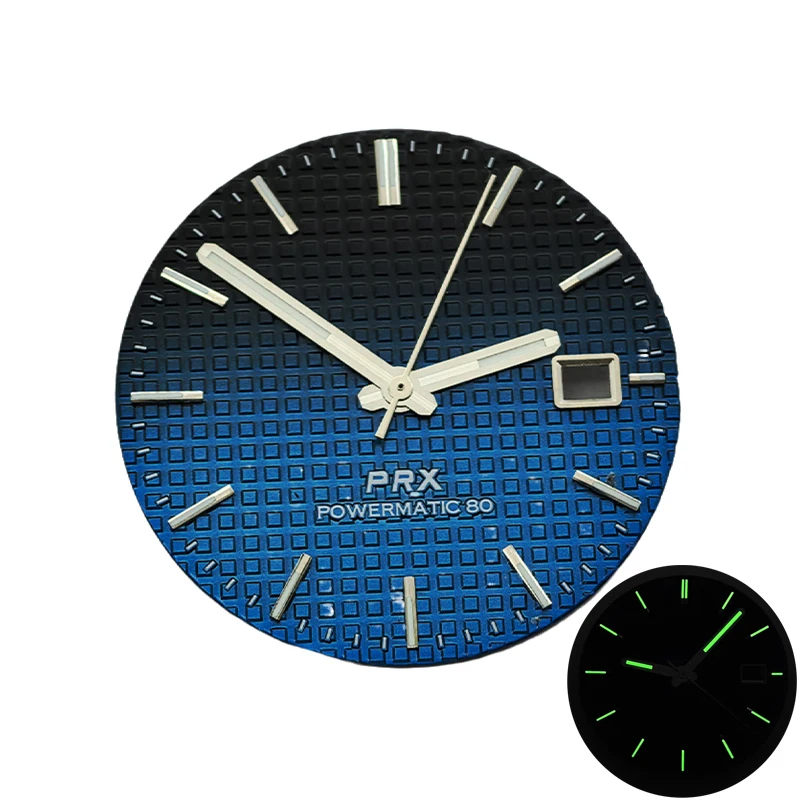 Mod NH35 Dial 31.8mm Watch Dial and Hands Fits NH35 NH36 NH38 4R35 7S26 Movement PRX Super Player Watch Dial Retrofit Parts Kits