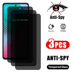 3Pcs Privacy Tempered Glass For Samsung F15 5G XCOVER 6 7 Screen Protector Galaxy A52S A52 A54 S20 FE Glass Film