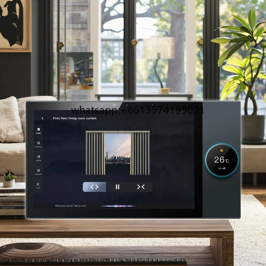 

TUEMON Electric Smart Home Automation Panel Tuya Zigbee Hub BLE WiFi Touch Screen Control Android Operation System For Hotels