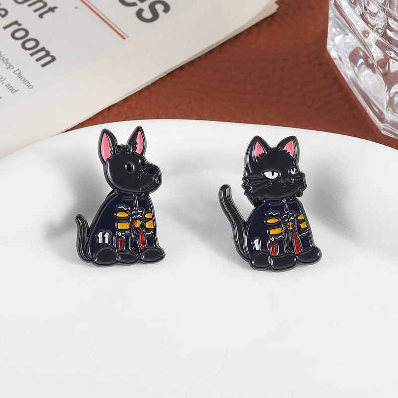 F1 Racing Cat Dog Enamel Pins Cartoon Animal Alloy Brooch Lapel Backpack Badge Fashion Jewelry Accessories Gift for Friends view 4