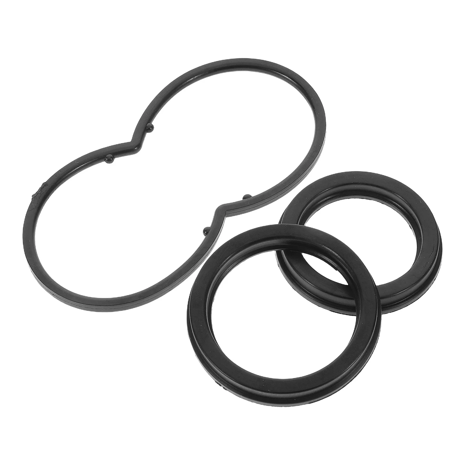 

3Pcs Car Power Steering Pump Seal Kit Durable Material Prevents Leaks Compatible Wide Range Vehicles Auto Maintenance