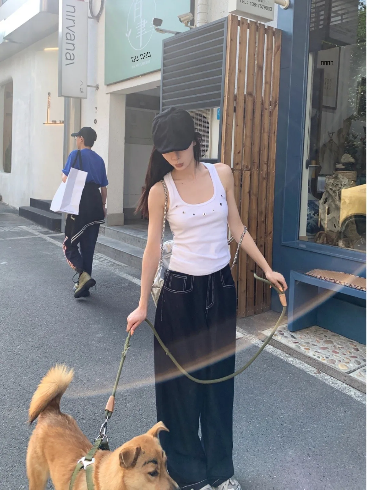 

Ретро джинсы из темно-синего денима для женщин, свободные, в американском стиле, с низкой посадкой, прямые, летние, для повседневной носки