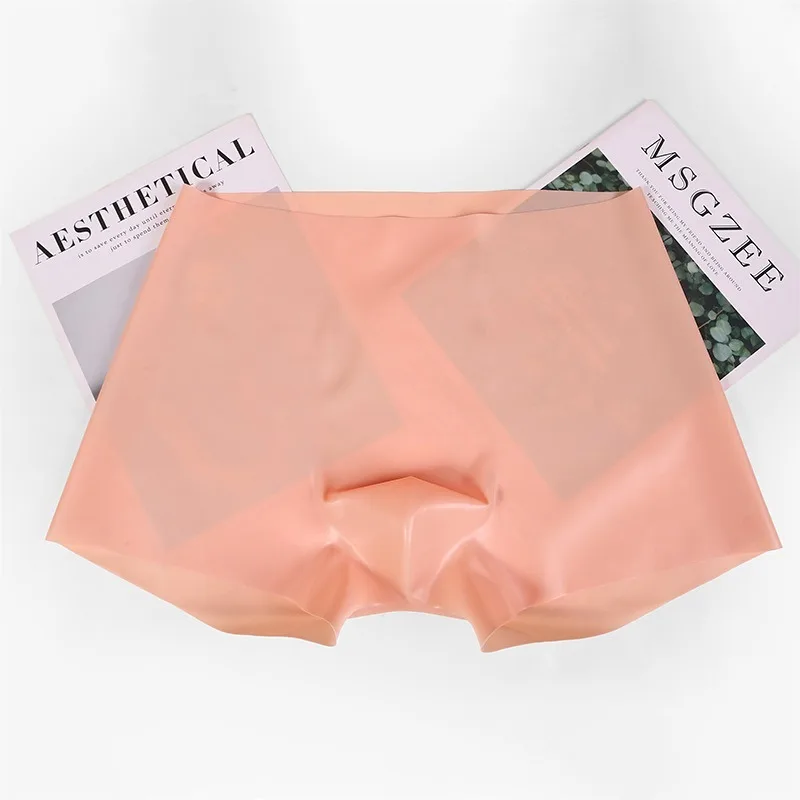 

Мужские латексные сексуальные эротические боксеры, шорты, резиновая выпуклая сумка, нижнее белье, прозрачное бесшовное мужское белье, узкие трусики для геев, Hombre