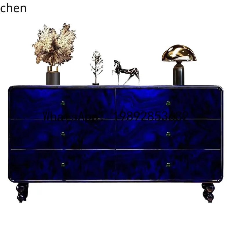 

X7 Solid Wood Six-Drawer Cabinet Bedroom High-End Storage Drawer Storage Cabinet Decorative Cabinet