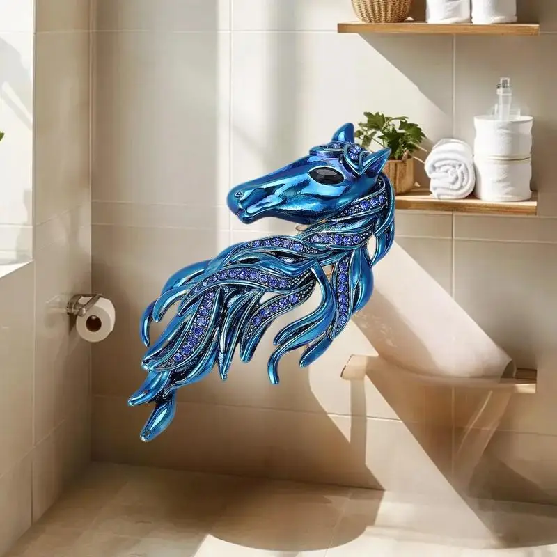 دبابيس رأس الحصان من حجر الراين قابلة للتكيف للنساء، تضيف التألق إلى أي ملابس غير رسمية أو فستان الحفلات