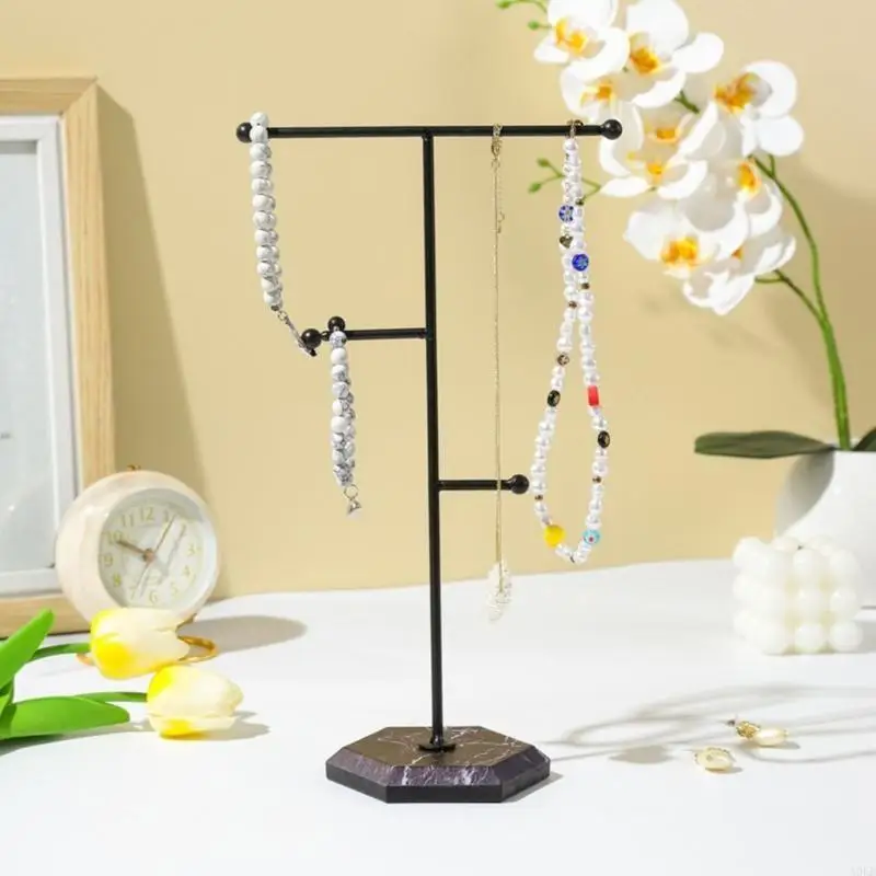 

Multipurpose Jewelry Holder with Sturdy Base Presentation Rack for Earrings Rings and Accessories Bracelets Watch Stand