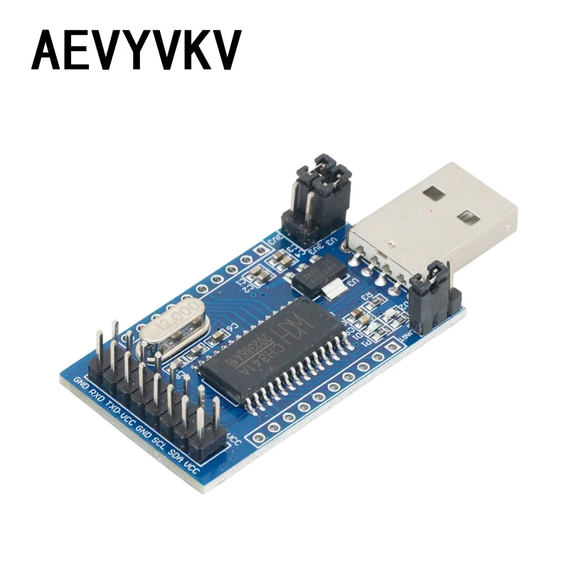 CH341A Programmer USB to UART IIC SPI I2C Convertor Parallel Port Converter Onboard Operating Indicator Lamp Board Module