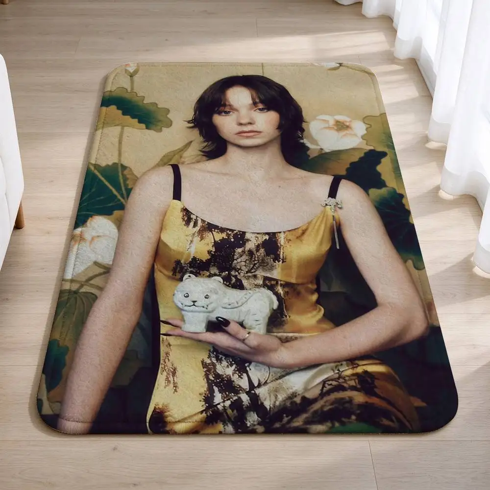 TV-WED Actor E-Emma MyerS Short Plush Non-Slip Floor Mat, Easy to Clean, for Bathroom Door & Bedroom Door