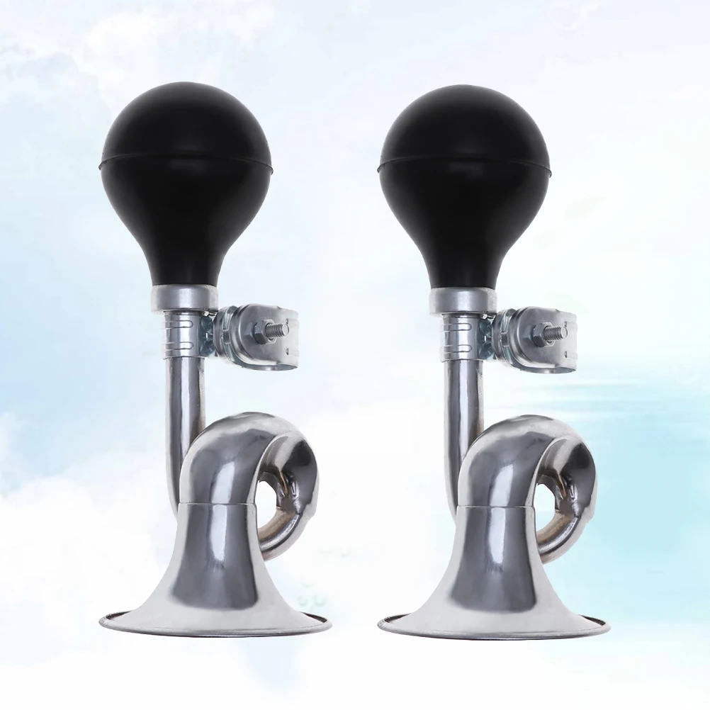 

Bicycle Bell Accessories Adult Bikes Ebike Air Horn Cycling Alarm Loud Premium Aluminum Durable Rubber Ball Flexible