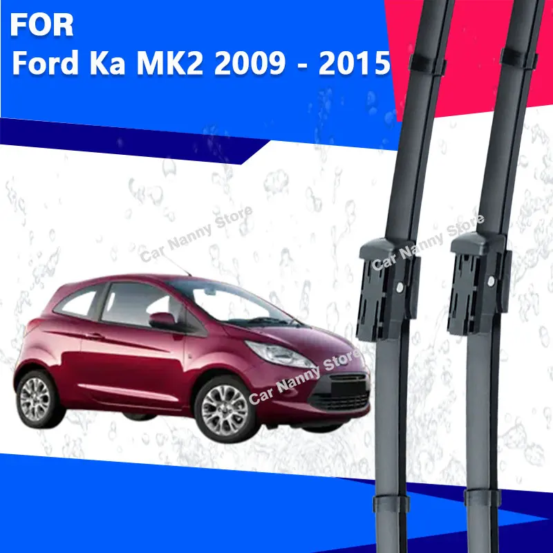

Front Windshield Windscreen Blades for Ford Ka MK2 2009 - 2015 Car Wipers Rubber Strip Wiper Soft Wipers 2010 2011 2012 2013