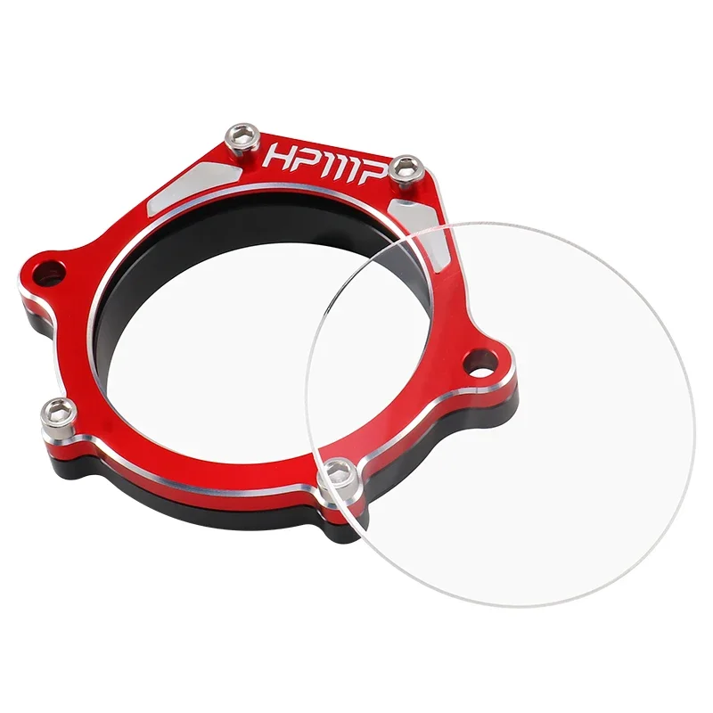 Motorcycle Transparent Visible Clutch Disc Cover Engine Side Cover With Rotate Fit For Honda Cross Cub110 CC110