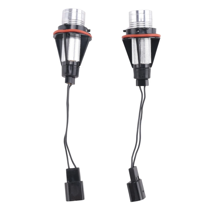 8000K Red LED Angel Eye Marker Halo Light Bulbs Lamps For -BMW E39 E53 E60 E63 E64 E66 E87 5 6 7 X3 X5 [Pack Of 2 Pcs]