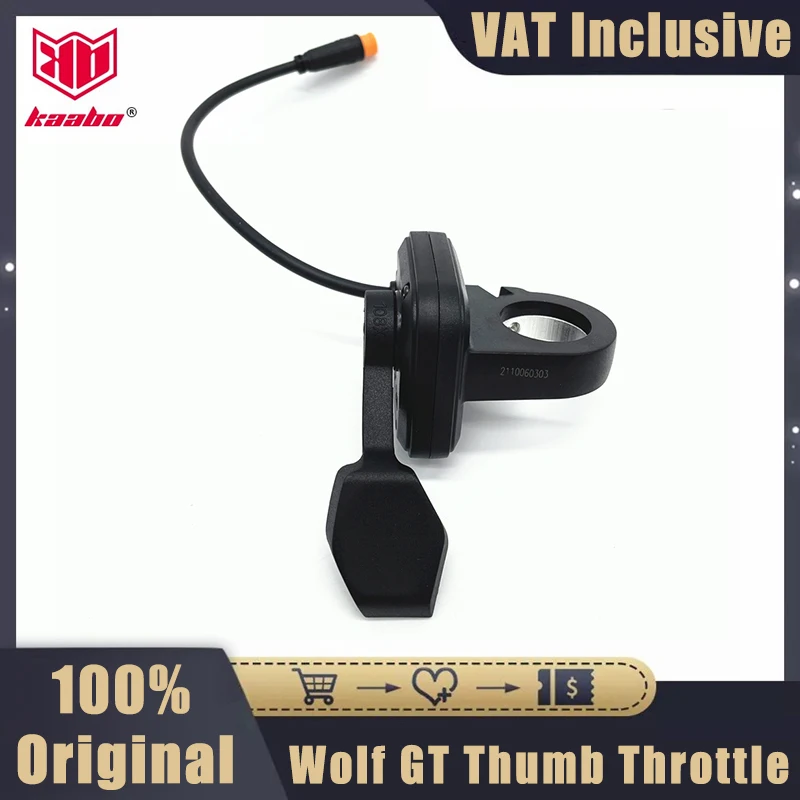 Original Thumb Throttle Accelerator for Kaabo Wolf GT Wolf Warrior King E-Scooter Parts Wolf King Wolf GT Scooter Spare Parts