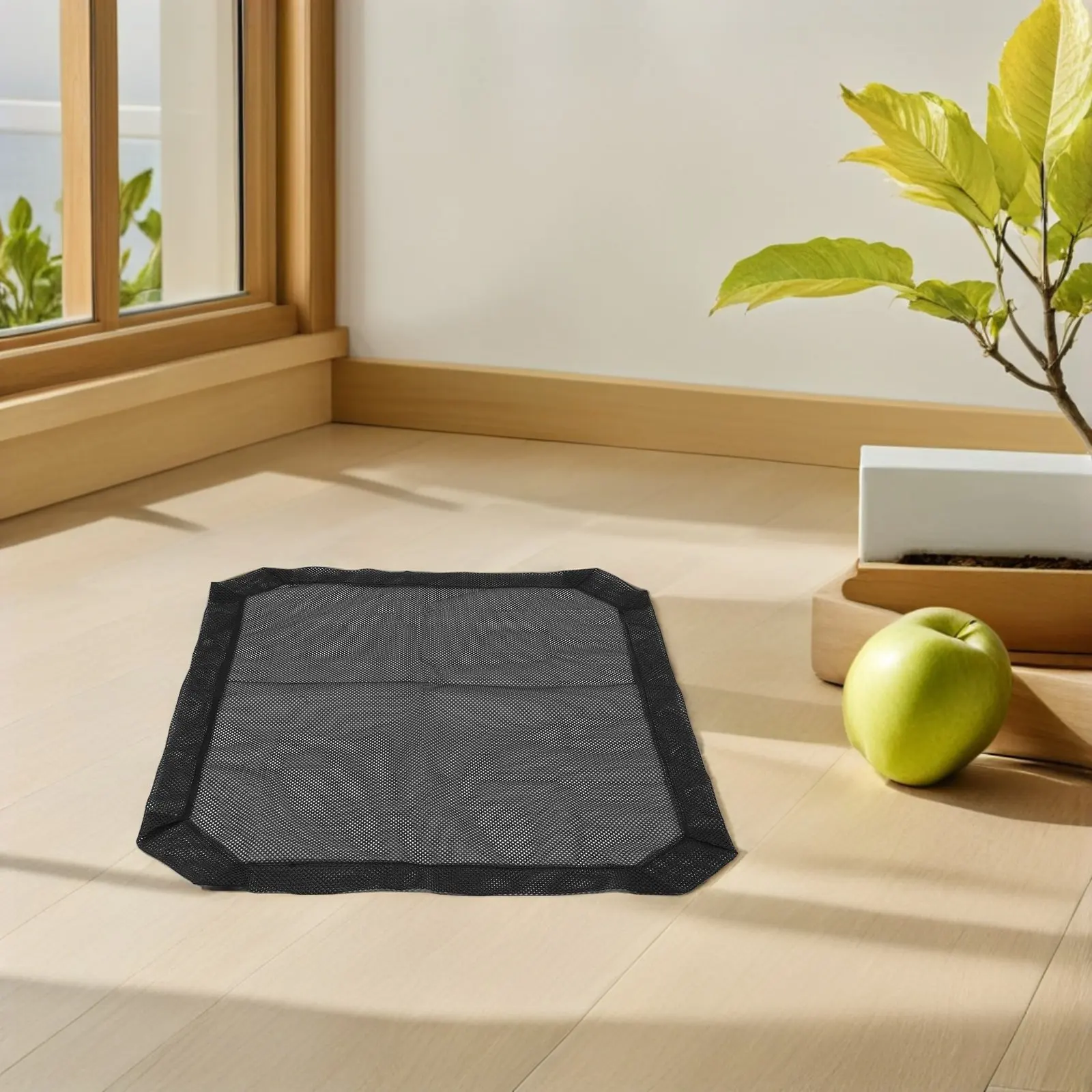 

Elevated Pet Bed Mesh Cover 108x72cm Detachable Washable Lightweight Breathable Dog Cat Indoor Outdoor Bed Replacement