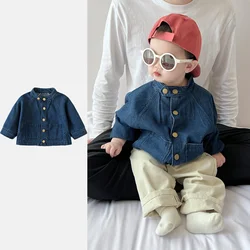 Giacche di jeans per ragazzi primavera autunno vestiti per bambini per neonati bambini ragazzi cappotto