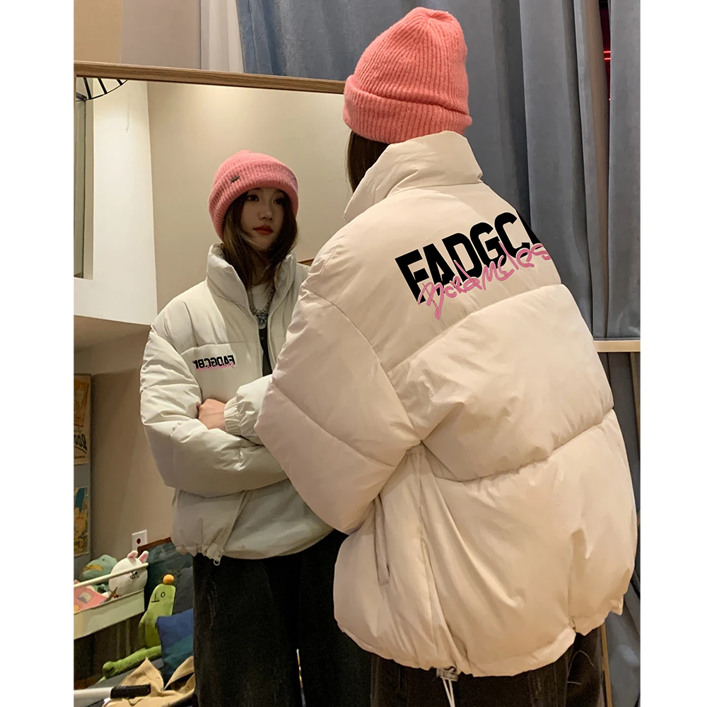 

Мужская зимняя утепленная куртка-пуховик с хлопковым наполнителем, легкая, прочная, повседневная верхняя одежда для пар