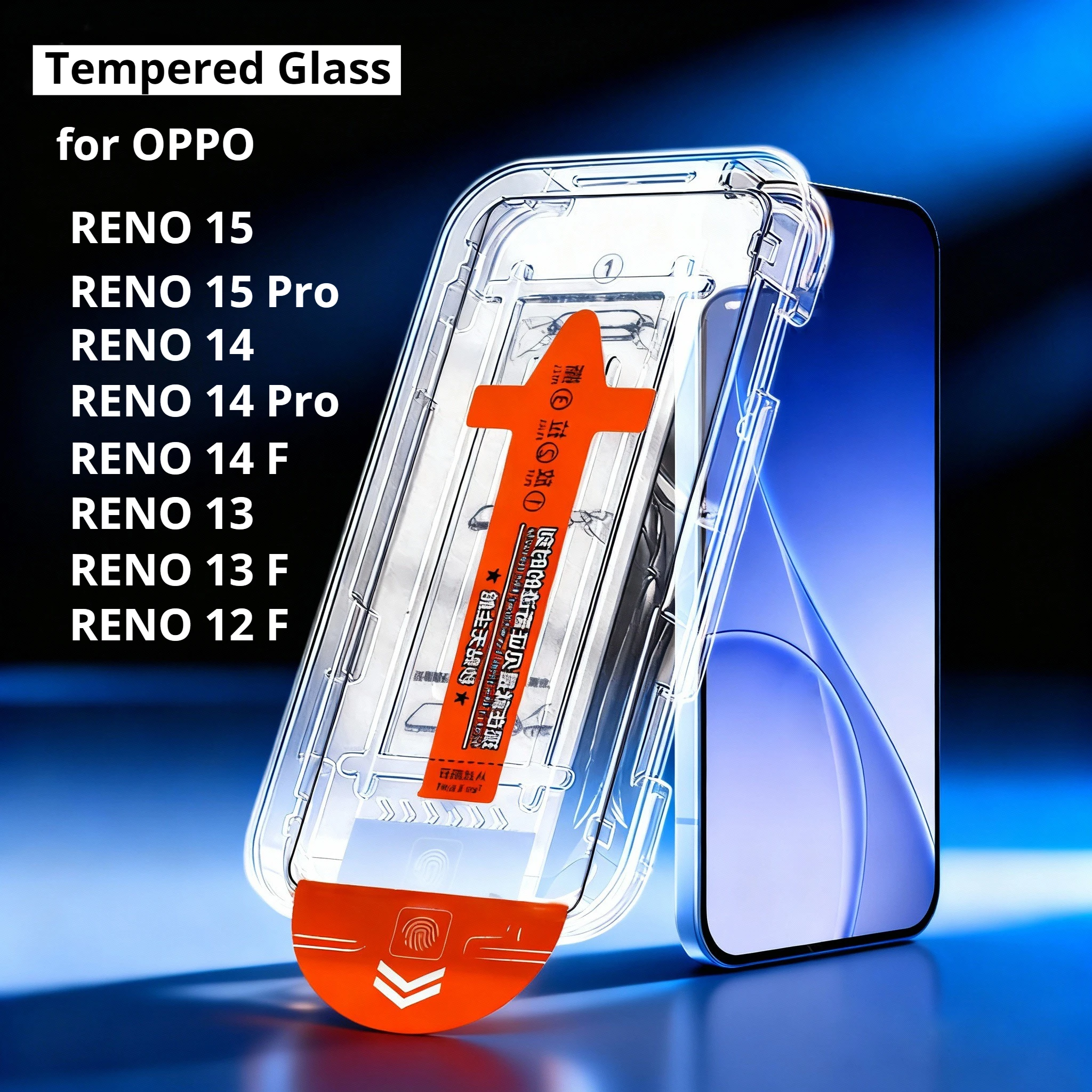 2-3 قطعة ل ممن لهم رينو 15 برو 14 14Pro 13 13F 12 F 14F 5G HD واقي للشاشة من الزجاج المقسى سهل التركيب مجموعة إزالة الغبار التلقائي