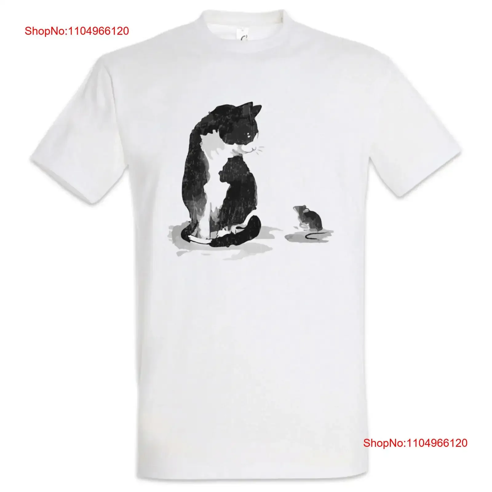 Мужская футболка Cat And Mouse Cats Katze Gatto gatta gato chat Love Liebe Addicted Addiction amour and souris e topo y ratón homme