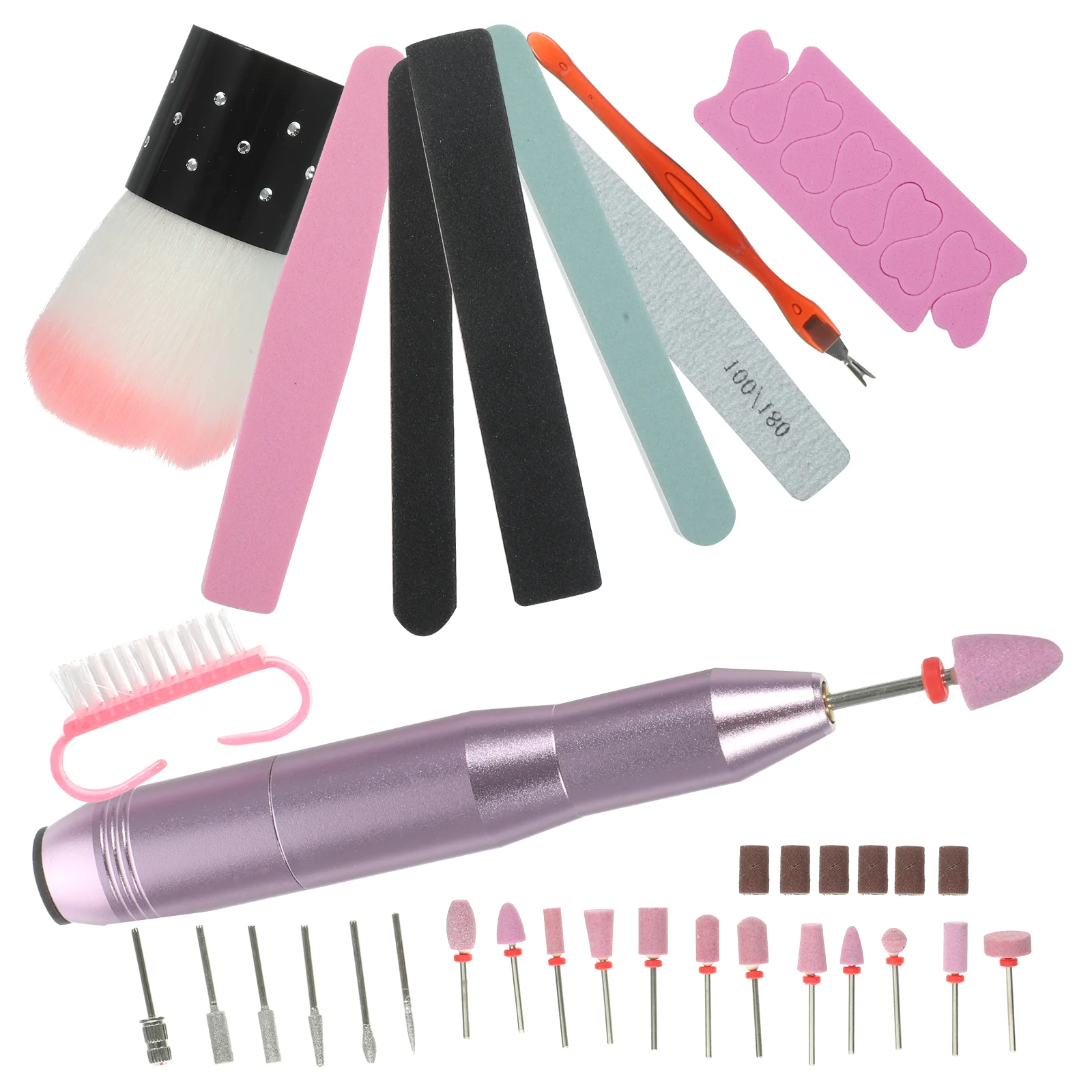 

Nail Polisher Grinder Manicure Tool Accessories File Polishing Kit Supply Drill Bits Grinding Machine Major Portable