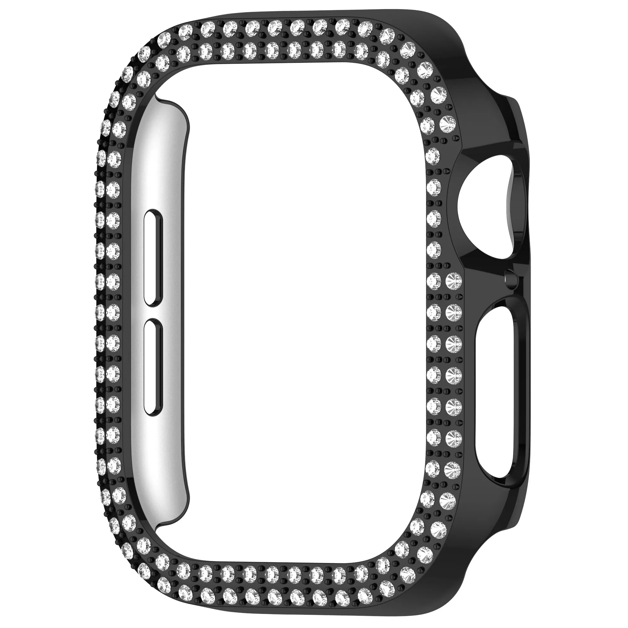 PC Hollow shell For Apple Iwatch S10 Smart watch protective Case Two-bank drill Watch Case Accessories x Shell Replacement