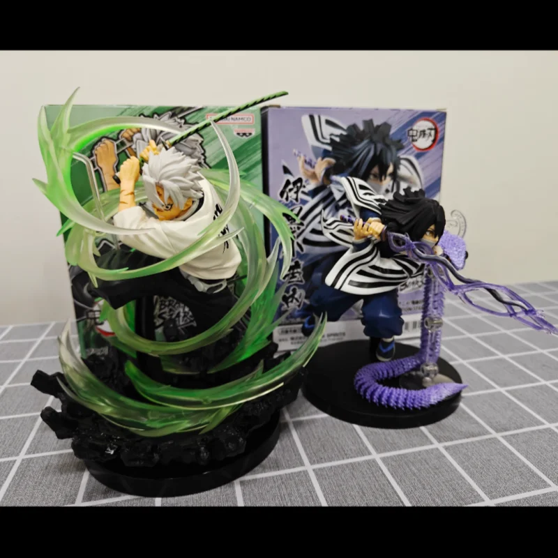 Neues Sega Xross Link Demon Slayer Anime Actionfiguren Set - Shinazugawa Sanemi Iguro Obanai Tokitou Muichirou Modellspielzeug