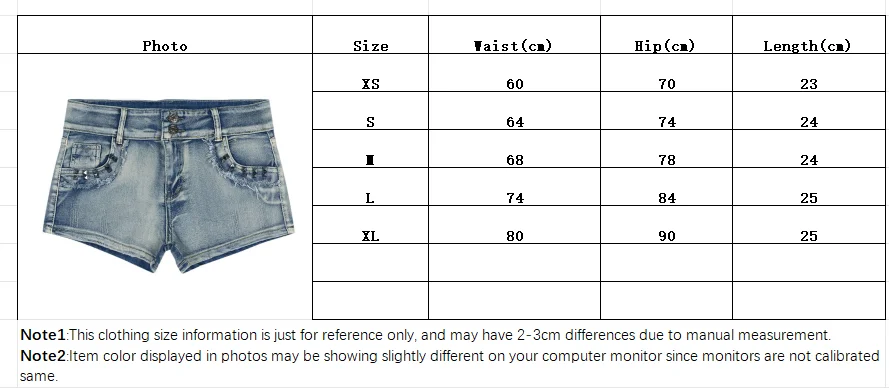 Frauen Koreanische Retro Y2k Shorts Hosen Dame Vintage High Street Hot Hosen Weibliche Blau Niedrigen Taille Elastische Gewickelt Hüfte Kurze Jeans – Detail 1