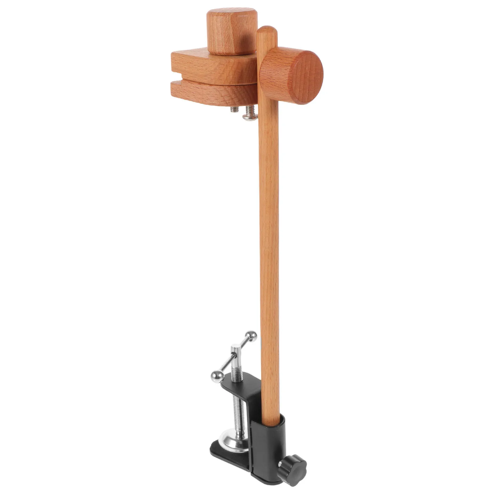 

Embroidery Hoop Stand Wooden Table Clamp Fine Carved Polished Cross Stitch Tool Needlework Accessories Embroidery Lap Stand