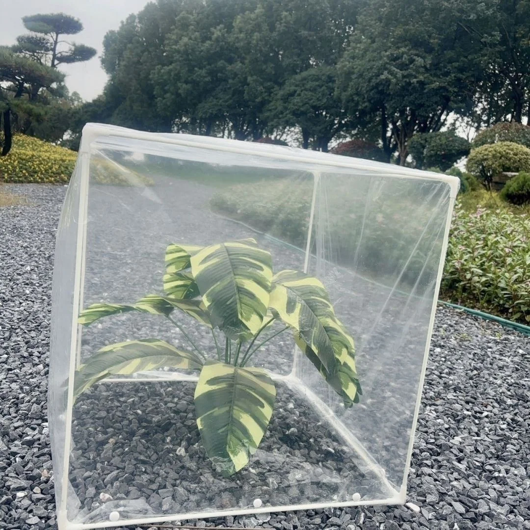 Portable Mini Greenhouse, with Bracket & PVC Cover, Durable Indoor/Outdoor Shed for Year-Round Gardening, Insulated Greenhouse